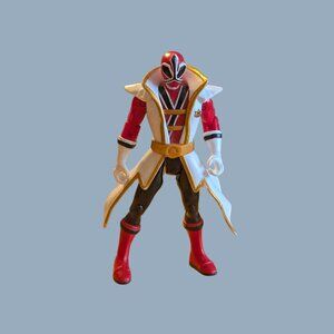 10/$25 Bandai 2011 Power Rangers Samurai Jayden Shiba Red Ranger 4.25"